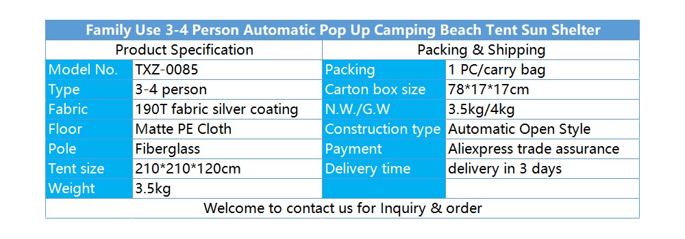 Cheap Goat Tents TANXIANZHE 4P Backpacking Camping Tent Double Layer Waterproof Automatic Portable Outdoor Tent For 4 Season Tents 